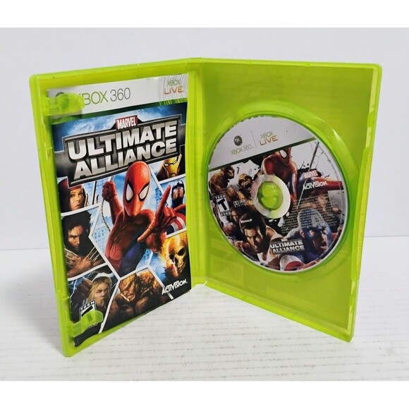 2006 MICROSOFT XBOX 360 MARVEL ULTIMATE ALLIANCE CIB COMPLETE IN BOX - Picture 4 of 4